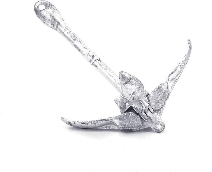 Raptor Klap Anker 2.5 KG - Opvouwbaar Bootanker voor Kajak & Rubberboot