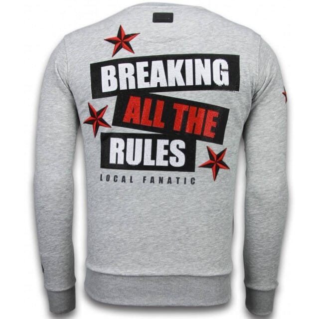 Local Fanatic Marilyn rockstar rhinestone sweater