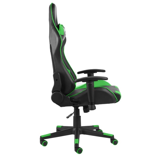 vidaXL - Gamestoel - draaibaar - PVC - groen