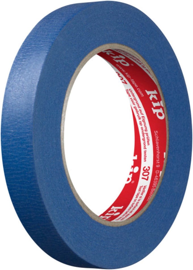 Kip 307 Masking tape - 18 mm x 50 meter per rol