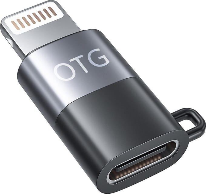 Staza - iPhone OTG Adapter - Lightning naar USB-C Female kabel - Usb-A