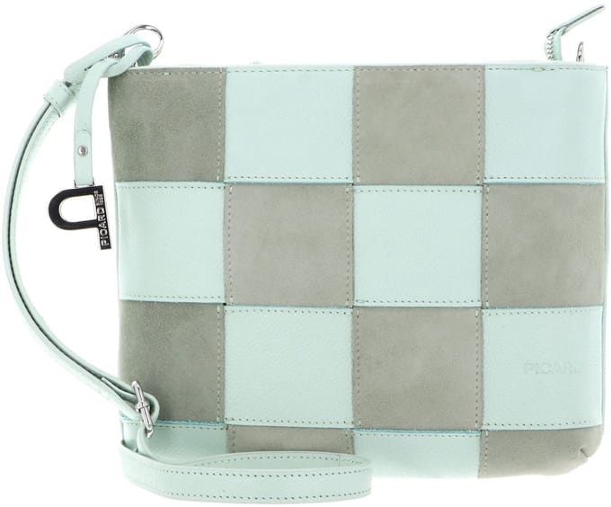 PICARD Leren Schoudertas Chess Crossbody Bag Mentha Mintgroen