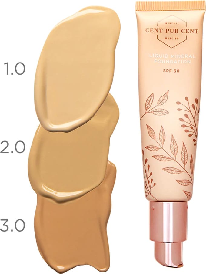 Cent Pur Cent Liquid Mineral Foundation 2 met SPF 30