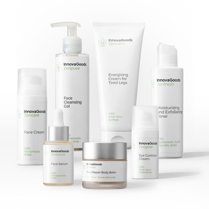 Routinepakket voor Gezicht en Lichaam CBD InnovaGoods