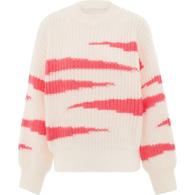 Mymo Jumper Dames Gebroken wit koraal