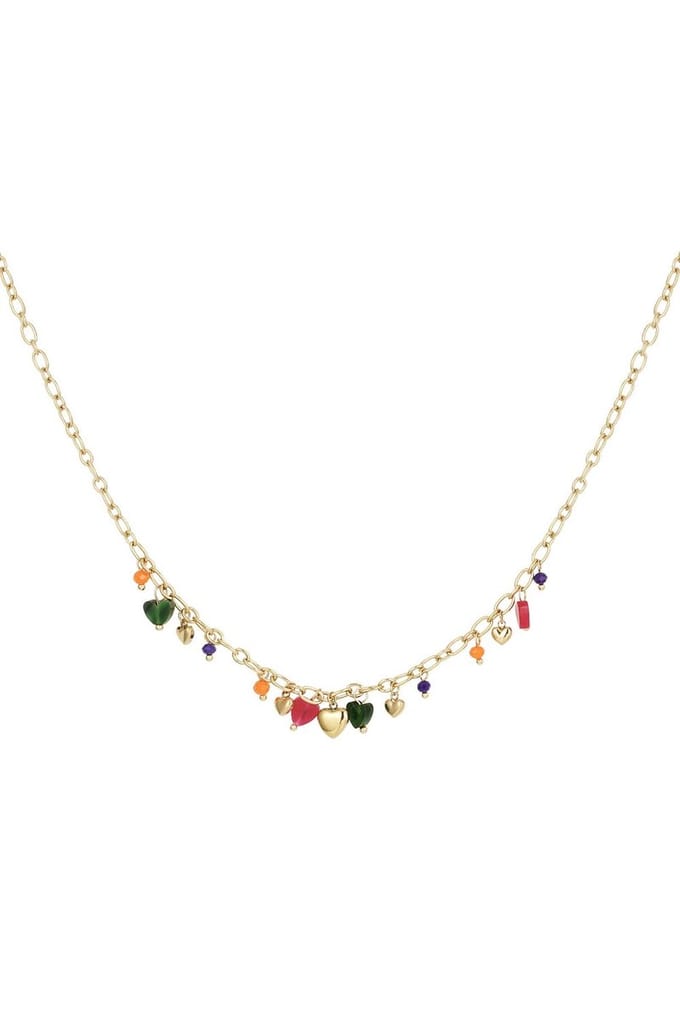 ketting vibrant hearts