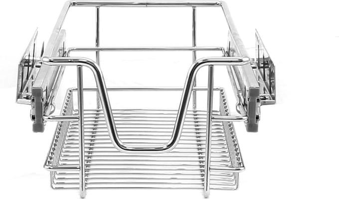 5-delige telescopische schuifladen - rvs - 300 mm - soft-close