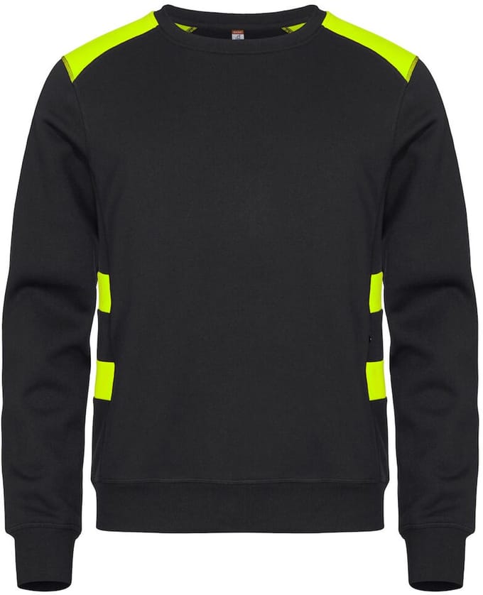 Clique Ambition Roundneck 021074 - Signaalgeel - XS
