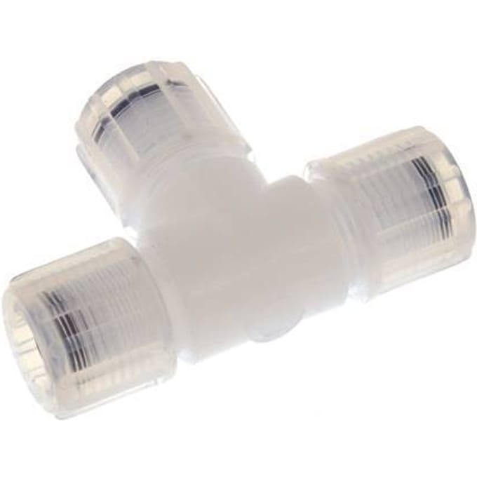 10x8mm PFA T-Vormige T-Stuk Snij Fitting 10 Bar
