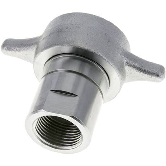 Stalen EDBRO Schroefkoppelingen G 1 inch Binnendraad Losse Helft D 54 mm