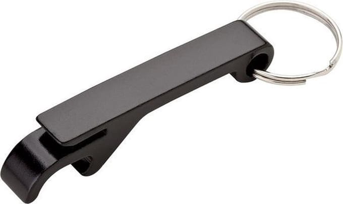 Ulanax® | Bier Sleutelhanger - Flesopener - Bieropener - Zwart |