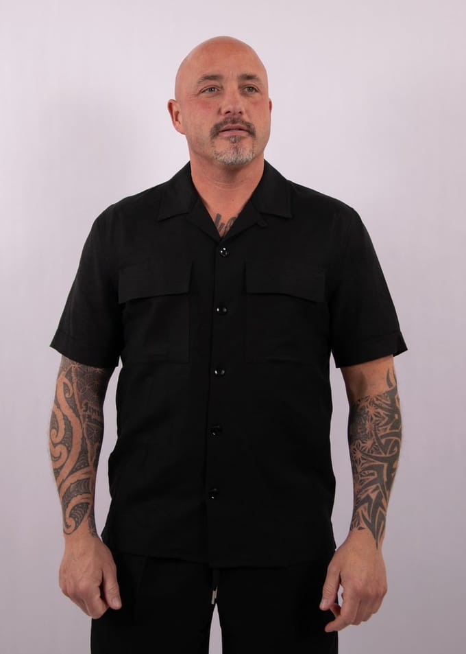 Antony Morato Shirt Panama Regular Fit Linen