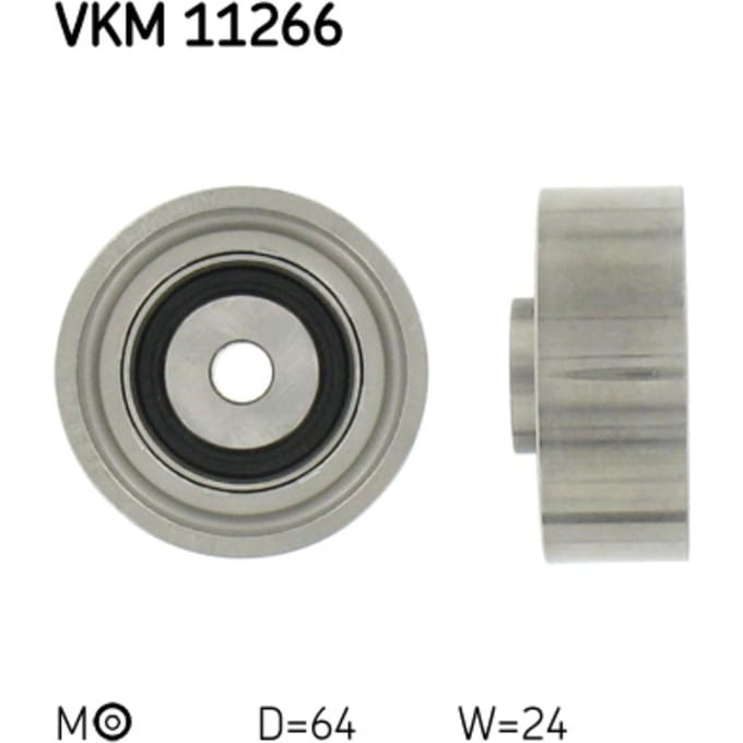 Tandriemgeleiderpoelie  SKF VKM 11266