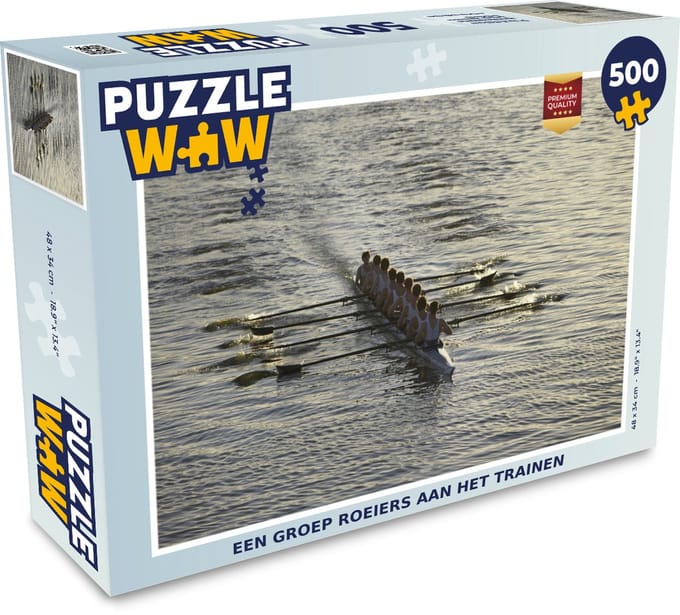 Puzzel Een groep roeiers aan het trainen - Legpuzzel - Puzzel 500 stukjes