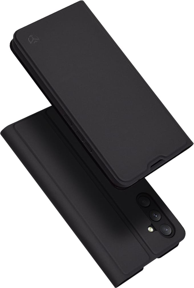 Hoesje geschikt voor Samsung Galaxy A54 - Techsuit Magskin Book Wallet Case - Zwart