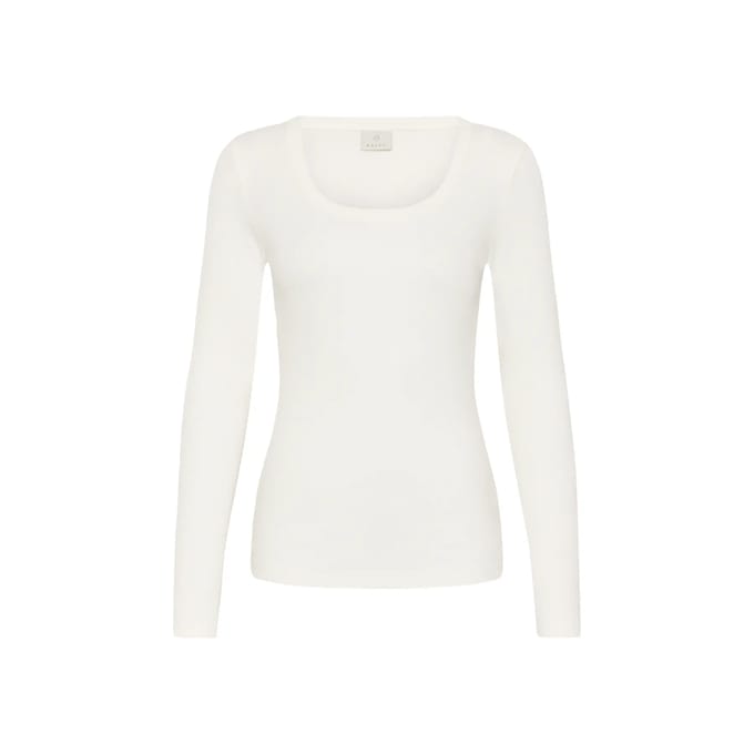 Dames-T-shirt met lange mouwen KAFFE KACarna