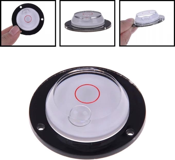 Waterpas Rond - Stelwaterpas - Round Spirit Level Tool