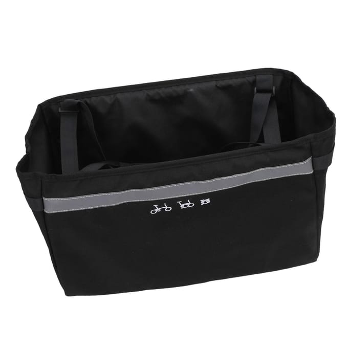 Fietsmand Voor 20L Inhoud Aluminiumlegering Beugel Waterdichtheid Voorvak Opbergtas Groentemand Tas black