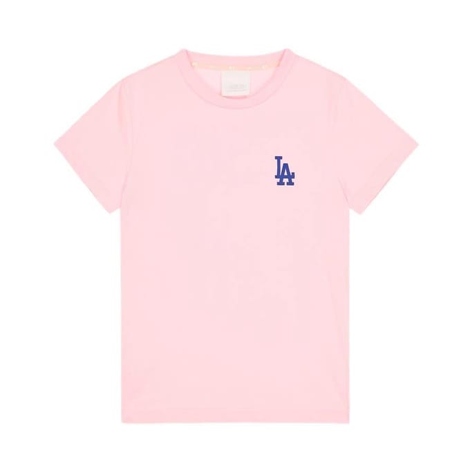 Collaboration MLB × Disney Los Angeles Dodgers T-shirt Basique à Manches Courtes Unisexe Rose 31TSK1031-07P S white