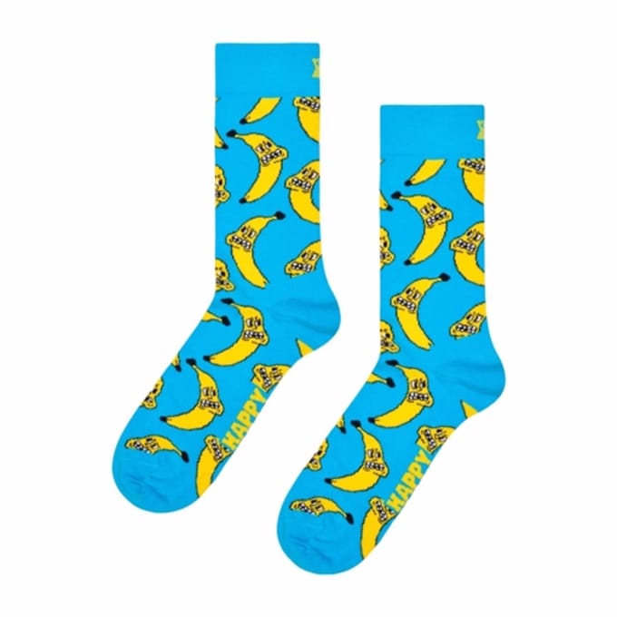 Happy Socks - Angry Banana Sock - Heren - Sokken