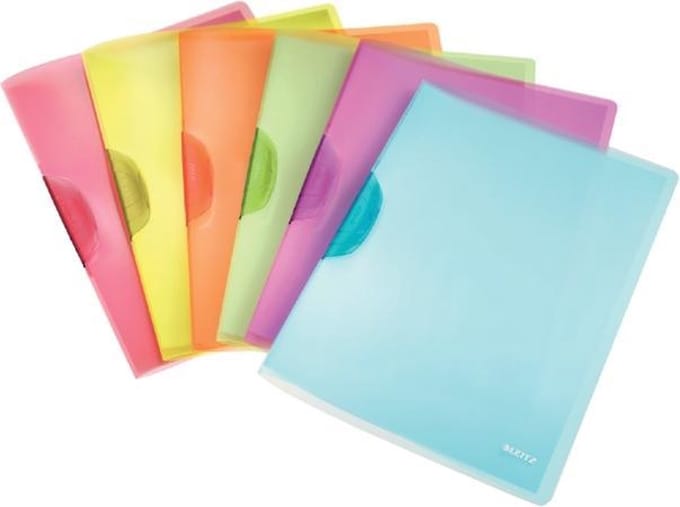 KLEMMAP LEITZ 4176 A4 PP 6 stuks in ASSORTI