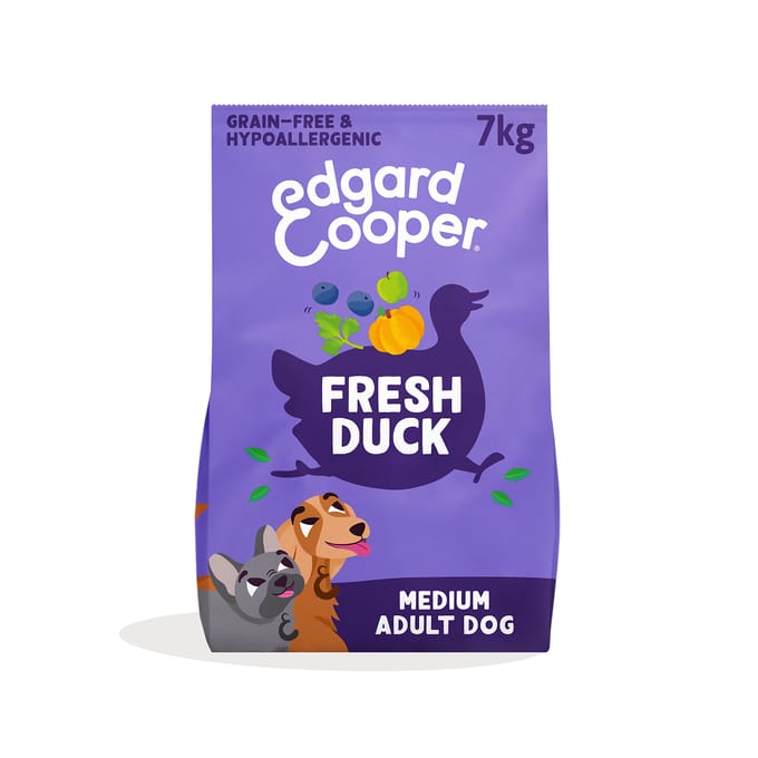Edgard&Cooper Medium Adult Dog Eend - Hondenvoer - 7 kg