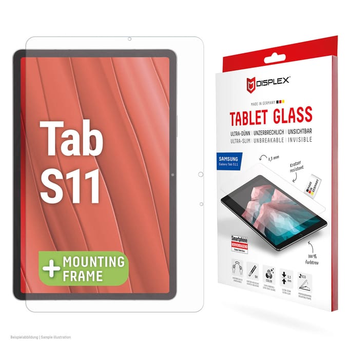 Displex Glass Screenprotector geschikt voor Samsung Galaxy Tab S11