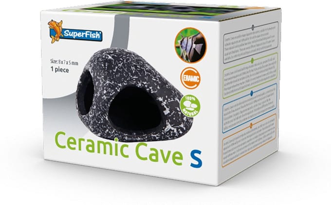 Superfish Ceramic Cave S - Aquarium - Ornament - 8x7x5 cm
