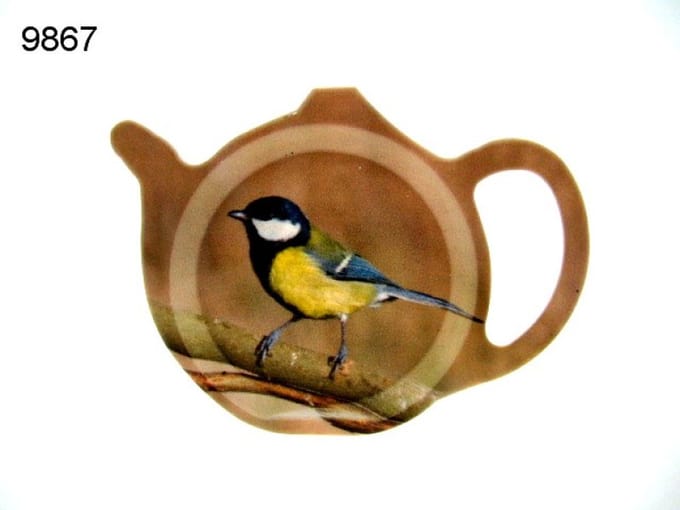 Geharo Theetip Koolmees – Melamine – 9 x 13 cm