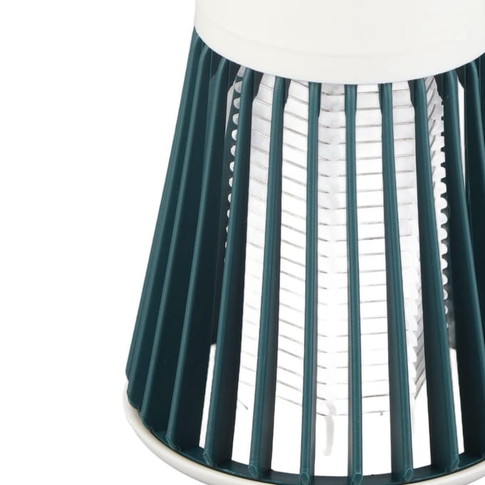 Lumière Électrique Tue-Mouches ABS Rechargeable USB Lampe Piège à Mouches pour Intérieur Extérieur Vert gray
