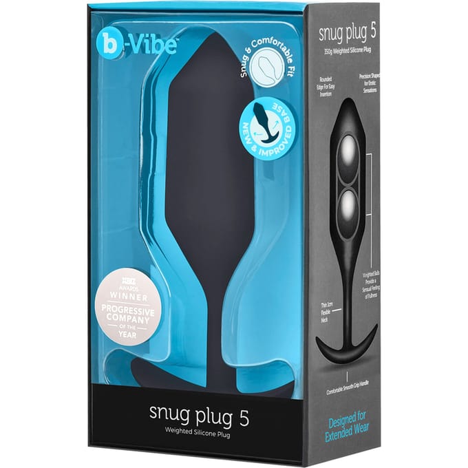 B-Vibe - Snug Butt Plug 5 Zwart