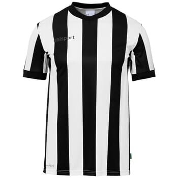 Uhlsport Stripe 2.0 Shirt Korte Mouw Heren - Zwart / Wit | Maat: M