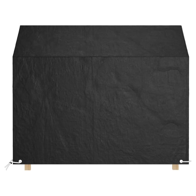 vidaXL - Tuinbankhoes - met - 8 - oogjes - 160x70x70/88 - cm - polyetheen