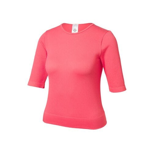 CRIVIT Rib dames sportshirt - seamless (Koraal, S (36/38))