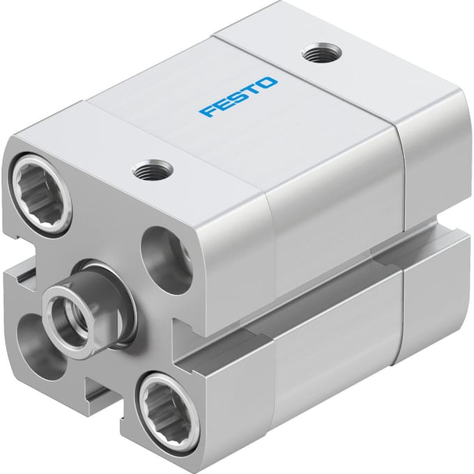 Festo Compacte Cilinder 20mm Boring 10mm Slag ISO 21287 Dubbelwerkend - 577158 - P2BTM