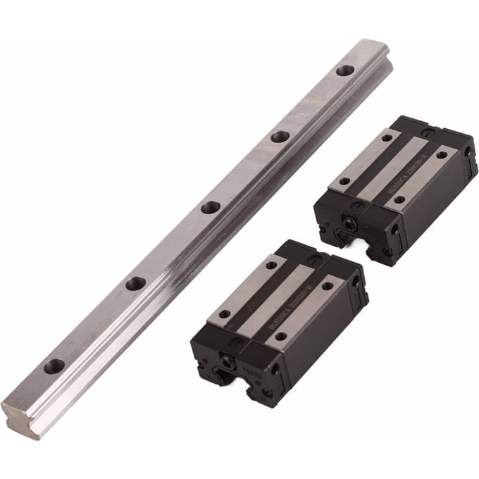 1 stuks HGR20-300mm Lineaire Geleiderail + 2 stuks Loopwagens Lagerblok Schuif
