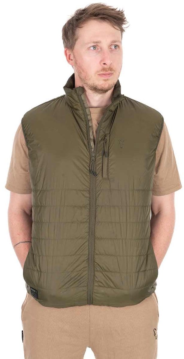 Fox Olive Quilted 100 Gilet Medium