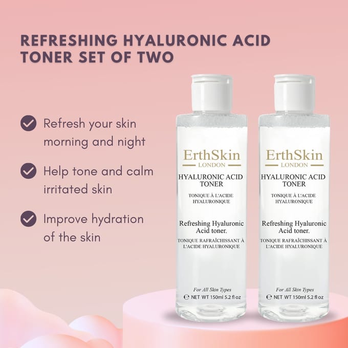 2 X Verfrissende toner met hyaluronzuur 150ml