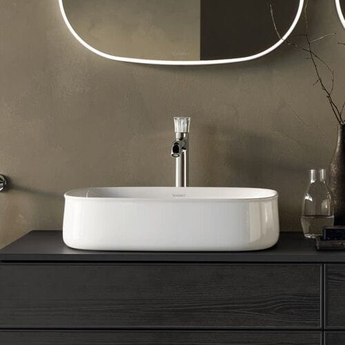 Duravit Zencha countertop sink 55 x 39 cm, without tap hole bench 2373550079