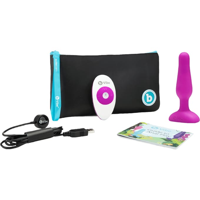 B-Vibe - Novice Remote Control Plug Fuchsia