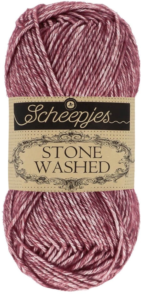 Scheepjes Stone Washed 50 gr - 810 Garnet