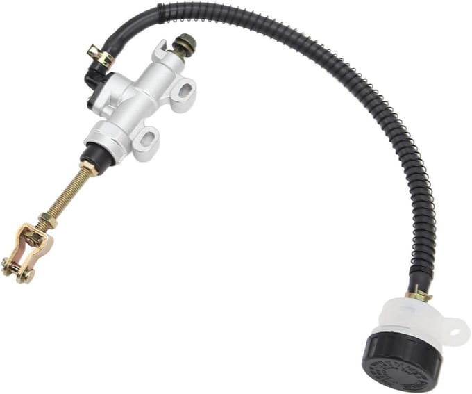 Rempomp Reservoir - Hydraulische Pomp - Motor Onderhoud - Universele Montage - 22 cm Lengte - Wit