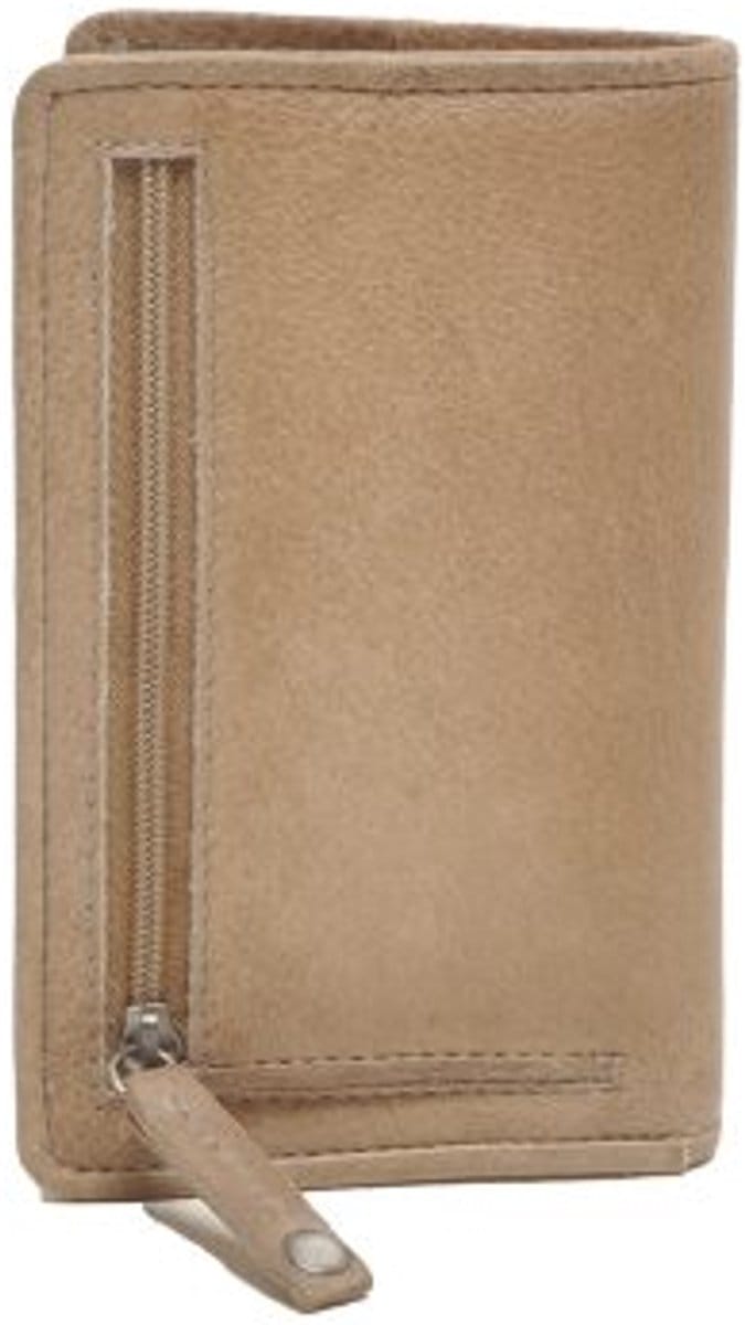Berba | Lucca | Damesportemonnee | 8 pasjes | RFID | Taupe | Leer