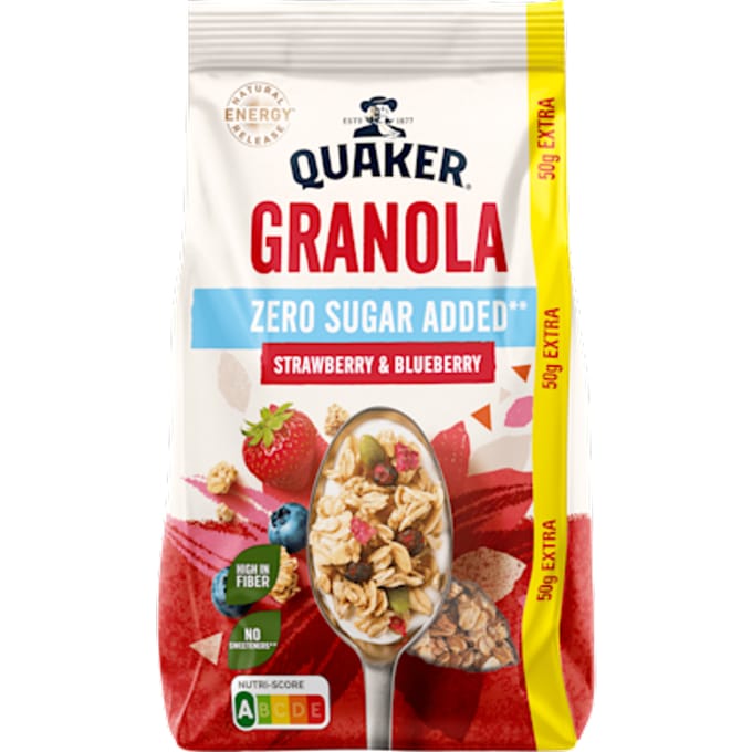 Granola Strawberry Blueberry