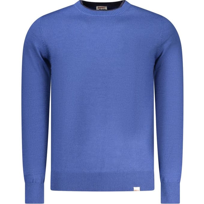 Rifle Blu Polyester Heren Sweater