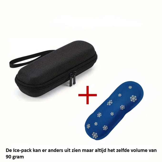 @ Lu’s Today® – Basic Medical Essentials – Insuline Koeltas – Inclusief Coolpack – Zwart – Compact & Reisklaar