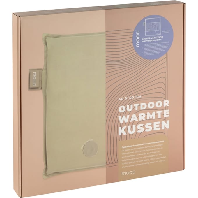 Warmtekussen Mood outdoor 40x40cm beige