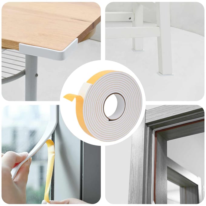 vidaXL - Zelfklevende - schuimtape - 20 - st - Wit - 30mm - x - 5m - CR - Schuim