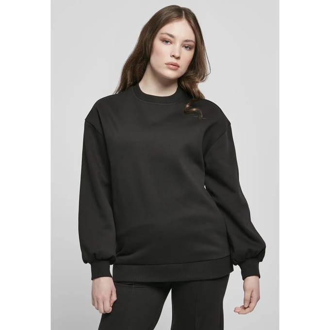 Urban Classics - Organic Oversized Sweater/trui - L - Zwart