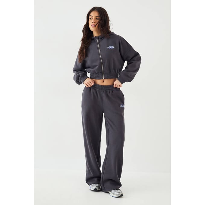 Dames DSGN Studio Sport Rechte Pijp Jogger | Slate Grey | Maat: XL